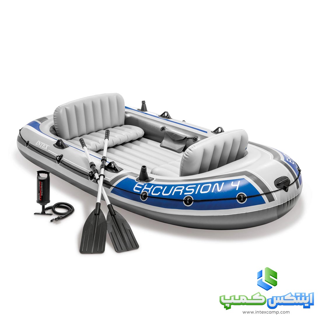 قایق بادی 4نفره اکسکورشن اینتکس کد 68324