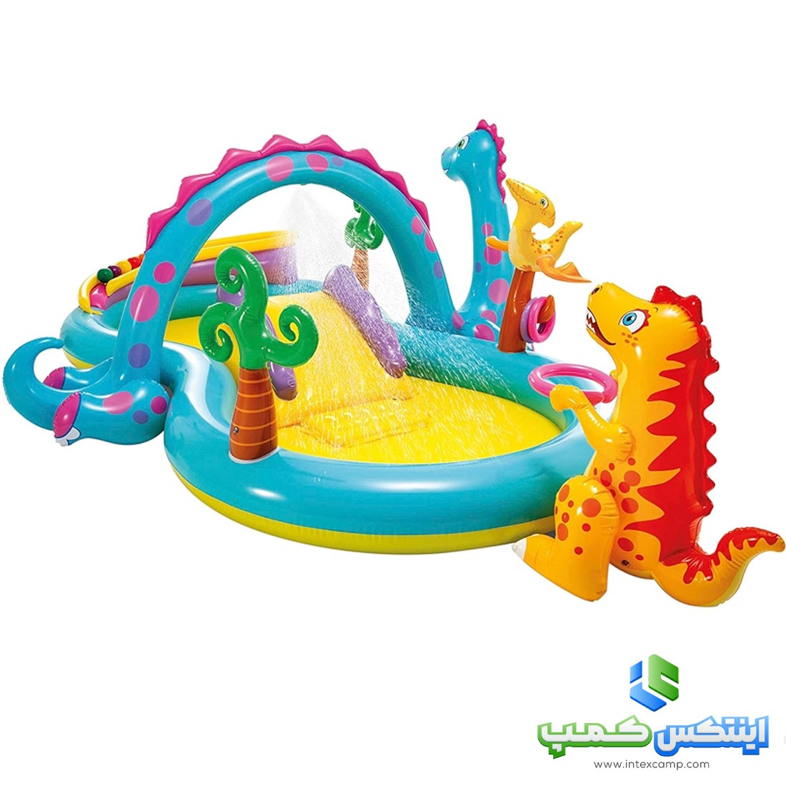 پارک ابی بازی اینتکس سرسره دار طرح دینو کد 57135