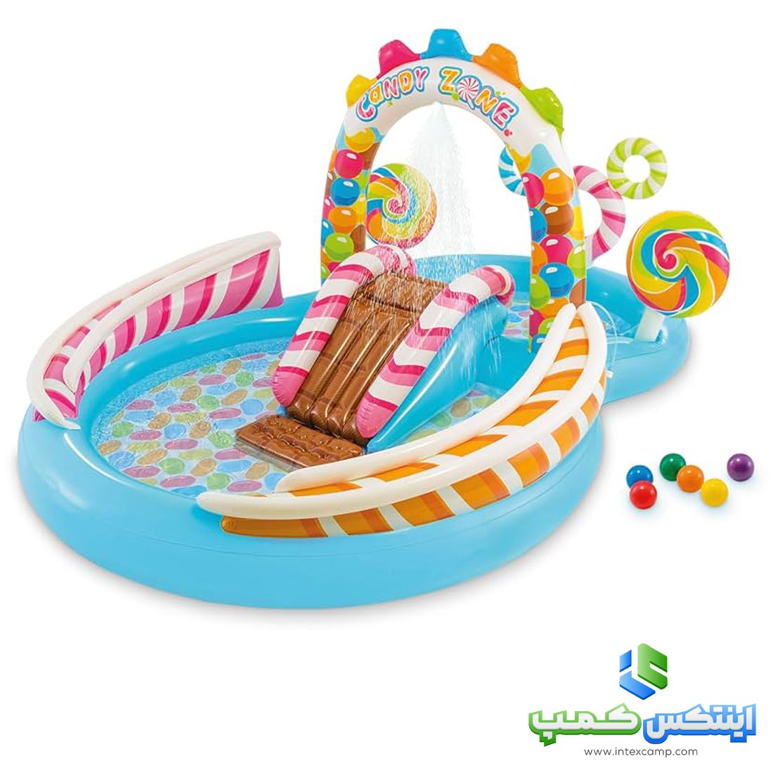 پارک ابی بادی سرسره دار اینتکس طرح ابنبات کد 57149