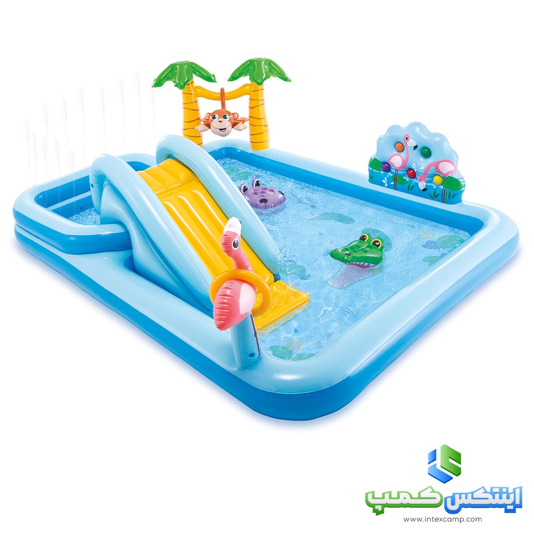پارگ ابی بادی اینتکس سرسره دار طرح جنگل کد 57161