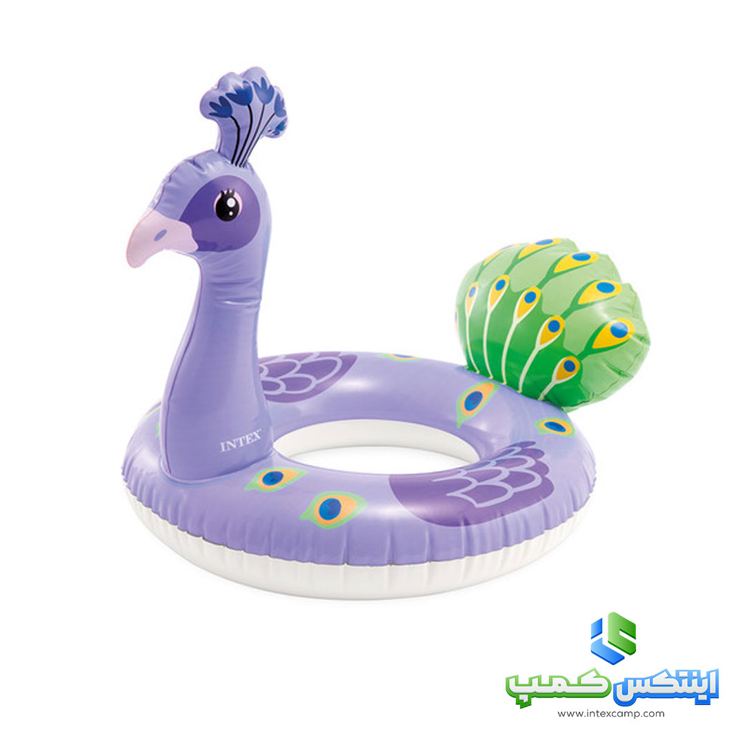 حلقه بادی شنا اینتکس طرح طاووس کد 59221