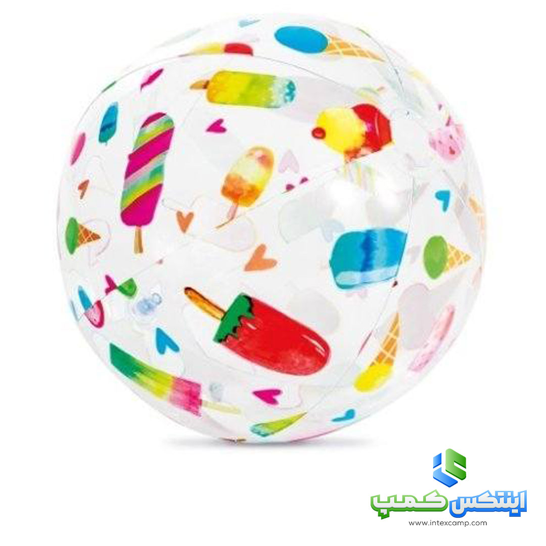 توپ بادی اینتکس طرح بستنی قطر 51 کد 59040