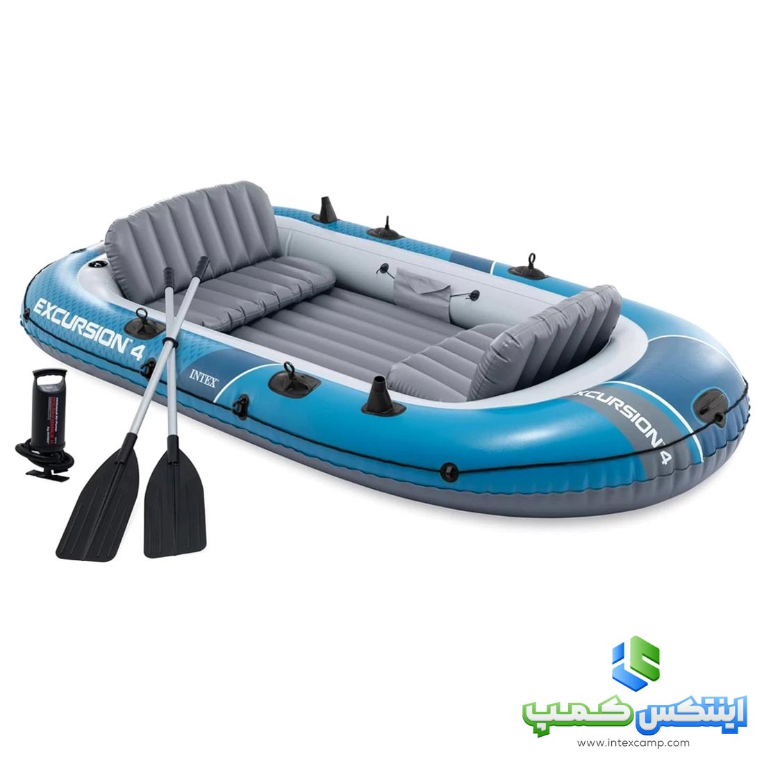 قایق بادی اکسکورشن 4نفره جدید اینتکس کد 66324